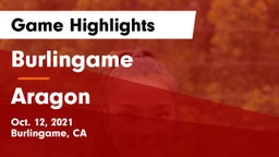 Burlingame  vs Aragon  Game Highlights - Oct. 12, 2021