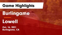 Burlingame  vs Lowell   Game Highlights - Oct. 16, 2021