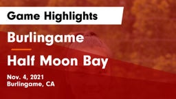 Burlingame  vs Half Moon Bay  Game Highlights - Nov. 4, 2021