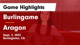 Burlingame  vs Aragon  Game Highlights - Sept. 2, 2023