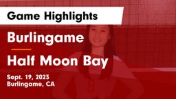 Burlingame  vs Half Moon Bay  Game Highlights - Sept. 19, 2023