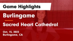 Burlingame  vs Sacred Heart Cathedral  Game Highlights - Oct. 15, 2023