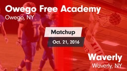 Matchup: Owego Free Academy vs. Waverly  2016