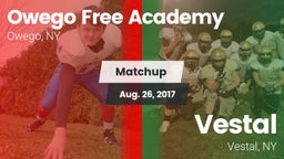 Matchup: Owego Free Academy vs. Vestal  2017