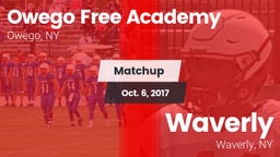 Matchup: Owego Free Academy vs. Waverly  2017