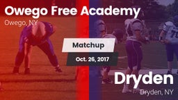 Matchup: Owego Free Academy vs. Dryden  2017