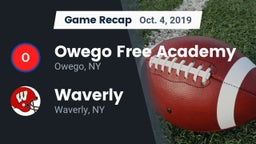 Recap: Owego Free Academy  vs. Waverly  2019