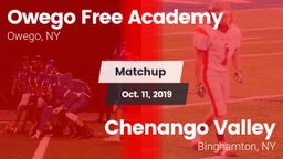 Matchup: Owego Free Academy vs. Chenango Valley  2019