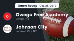 Recap: Owego Free Academy  vs. Johnson City  2019