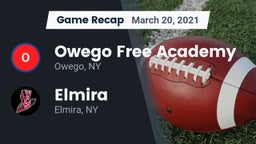 Recap: Owego Free Academy  vs. Elmira  2021