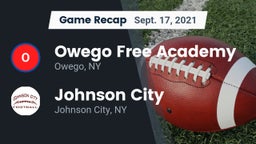 Recap: Owego Free Academy  vs. Johnson City  2021
