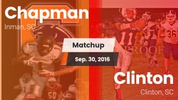 Matchup: Chapman  vs. Clinton  2016