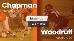 Matchup: Chapman  vs. Woodruff  2016
