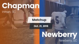 Matchup: Chapman  vs. Newberry  2016