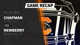 Recap: Chapman  vs. Newberry  2016