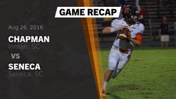 Recap: Chapman  vs. Seneca  2016