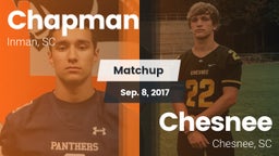 Matchup: Chapman  vs. Chesnee  2017