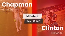 Matchup: Chapman  vs. Clinton  2017