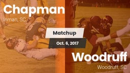 Matchup: Chapman  vs. Woodruff  2017
