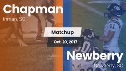 Matchup: Chapman  vs. Newberry  2017
