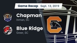 Recap: Chapman  vs. Blue Ridge  2019