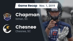 Recap: Chapman  vs. Chesnee  2019