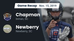 Recap: Chapman  vs. Newberry  2019
