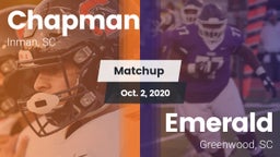 Matchup: Chapman  vs. Emerald  2020