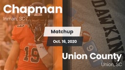 Matchup: Chapman  vs. Union County  2020