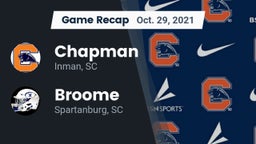 Recap: Chapman  vs. Broome  2021