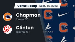 Recap: Chapman  vs. Clinton  2022