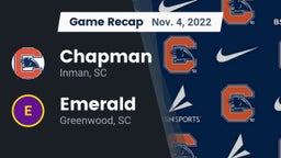 Recap: Chapman  vs. Emerald  2022