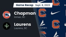 Recap: Chapman  vs. Laurens  2023