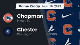 Recap: Chapman  vs. Chester  2023