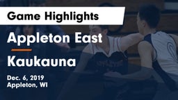 Appleton East  vs Kaukauna  Game Highlights - Dec. 6, 2019