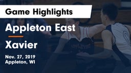 Appleton East  vs Xavier  Game Highlights - Nov. 27, 2019