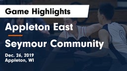 Appleton East  vs Seymour Community  Game Highlights - Dec. 26, 2019