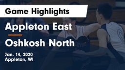 Appleton East  vs Oshkosh North  Game Highlights - Jan. 14, 2020