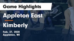 Appleton East  vs Kimberly  Game Highlights - Feb. 27, 2020