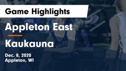 Appleton East  vs Kaukauna  Game Highlights - Dec. 8, 2020