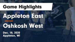 Appleton East  vs Oshkosh West  Game Highlights - Dec. 18, 2020