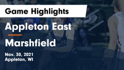 Appleton East  vs Marshfield  Game Highlights - Nov. 30, 2021