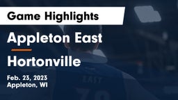 Appleton East  vs Hortonville  Game Highlights - Feb. 23, 2023