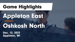 Appleton East  vs Oshkosh North  Game Highlights - Dec. 12, 2023