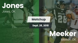 Matchup: Jones  vs. Meeker  2018