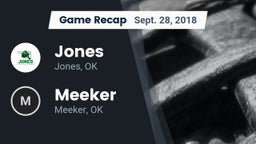 Recap: Jones  vs. Meeker  2018