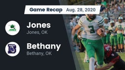 Recap: Jones  vs. Bethany  2020