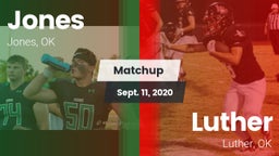 Matchup: Jones  vs. Luther  2020