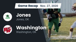 Recap: Jones  vs. Washington  2020