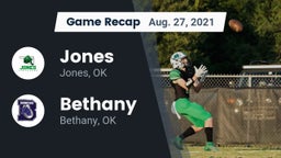 Recap: Jones  vs. Bethany  2021